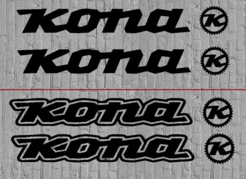 Комплект из 2 предметов одежды: Kona наклейки на велосипед Стикеры комплект MTB DH для Fox Car для укладки волос