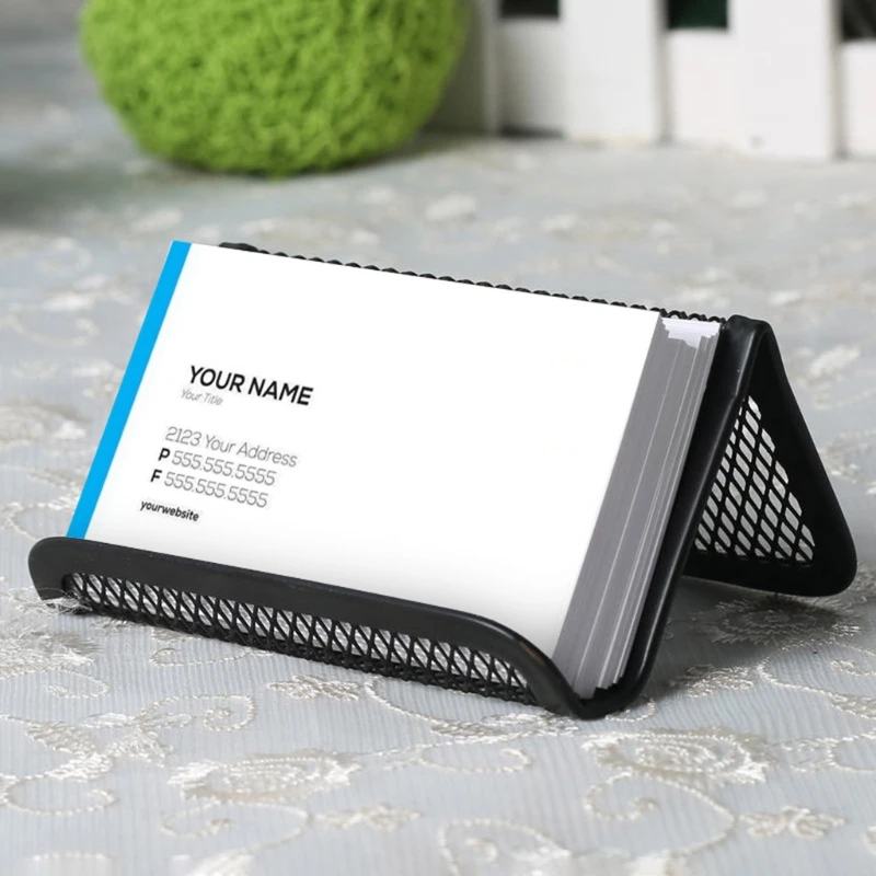 

Metal Mesh Business Card Holder For Desk Office Business Card Holder Collection June 29