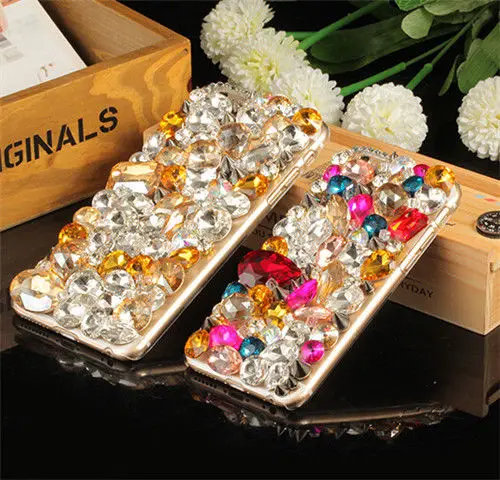 Xingduo 3D Роскошные побрякушки Кристалл Rhinestone Алмазы Жесткий Чехол для Apple iPhone 7 плюс
