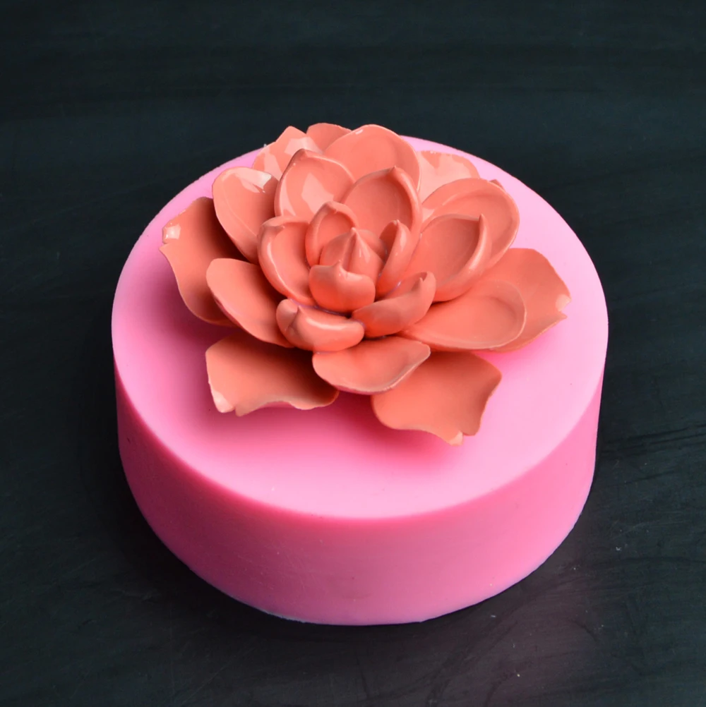 

Food Grade Fleshy Flower Shape Cake Decoration DIY Baking Tools