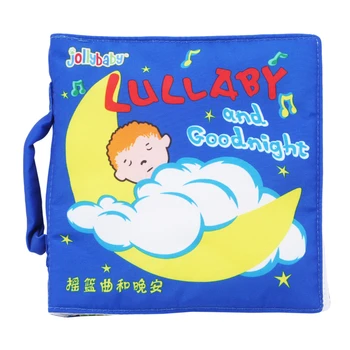 

Baby Goodnight Lullaby Baby Cloth Books 3D Unfold Story Tale Book Infant Kids Early Development Intelligence Toys
