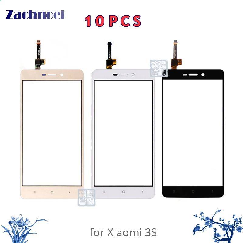 Шт. 10 шт. сенсорная панель для Xiaomi Redmi 3s 3 S дигитайзер сенсорный экран стеклянная