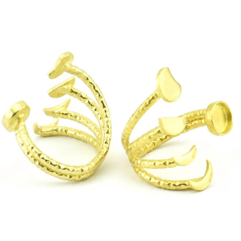 

Raw Brass Ring Settings (Nickel Free and Lead Free).---V137.V135.V134..V042