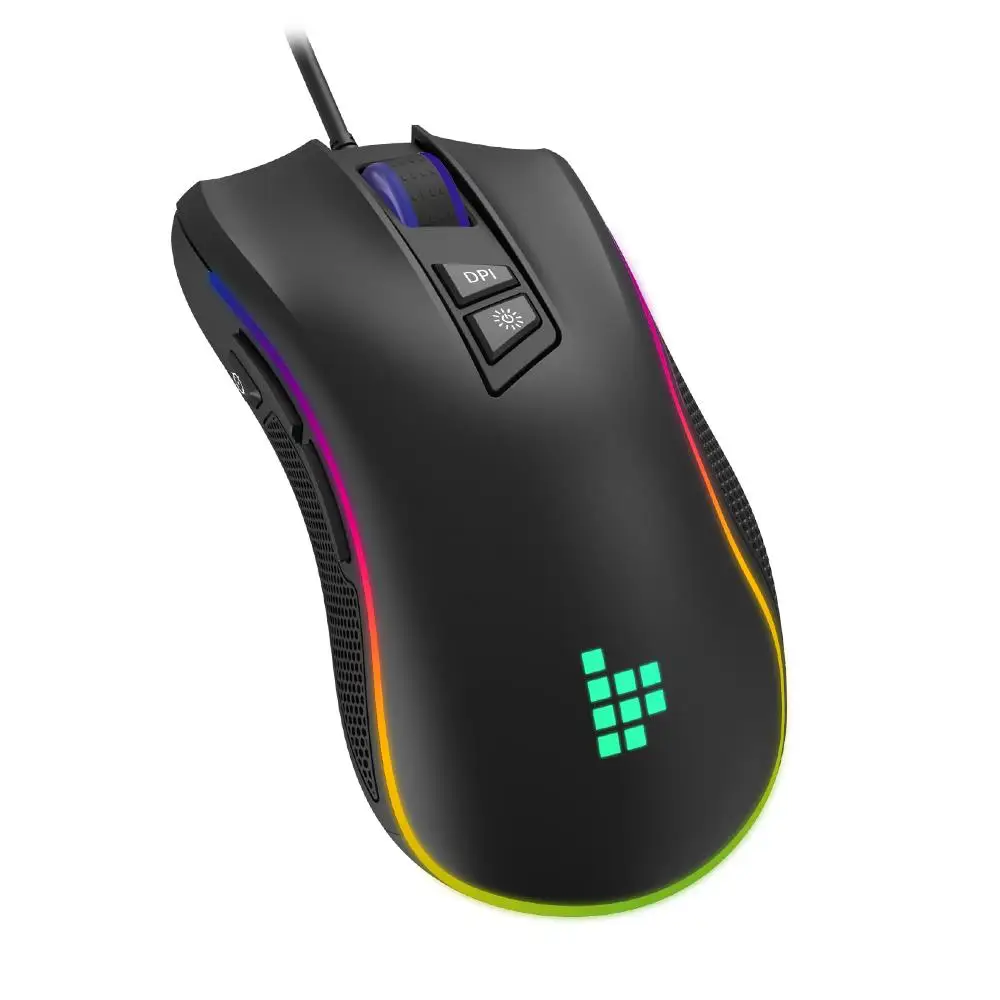 

Tronsmart TG007 Wired Gaming Mouse with 16.8 Million RGB, 9 Programmable Buttons, 7200 DPI & Sniper Button for PC Games