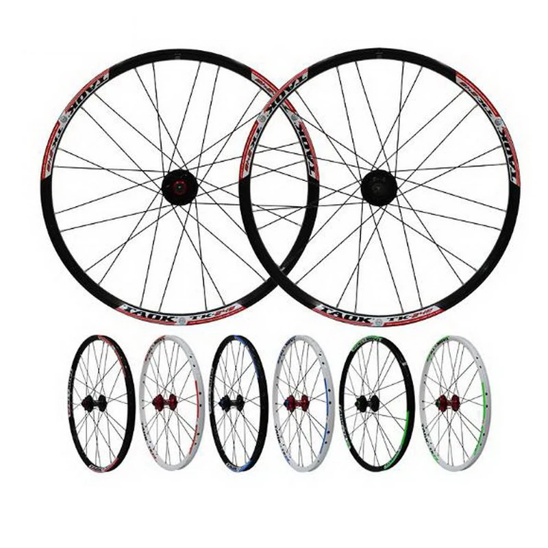 

230911/ 24-inch mountain wheel group Bicycle quick-release flower drum aluminum alloy double-layer disc disc brake wheel rim