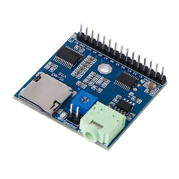 

DC 5V MP3 Voice Player Module SD/TF Voice Broadcast Trigger Player + 2 Ports