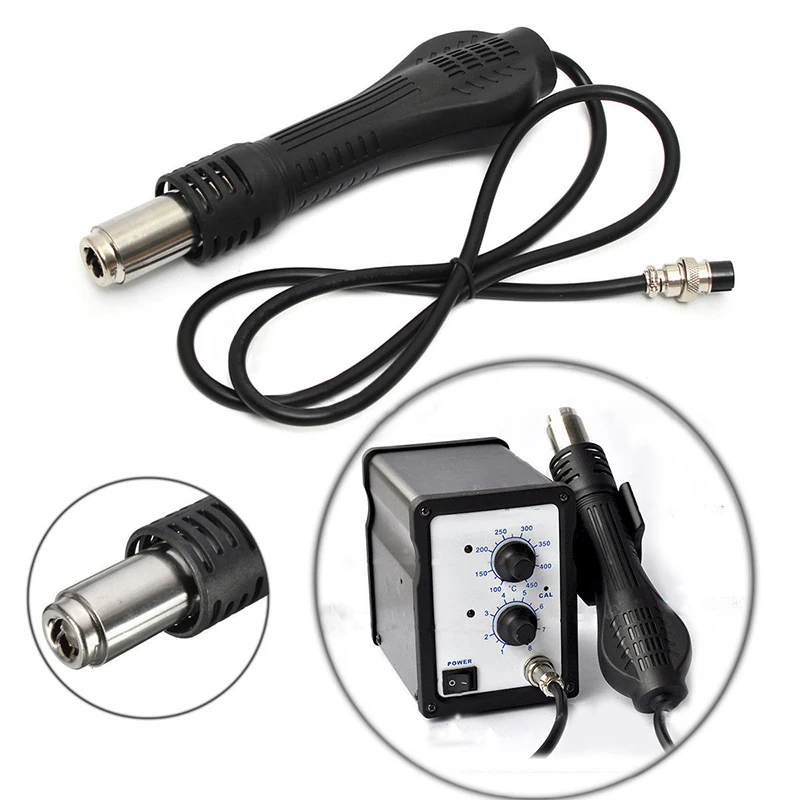 

Portable Soldering Station Hot Air Tool Welding Handle For 858 858D 898D 852D