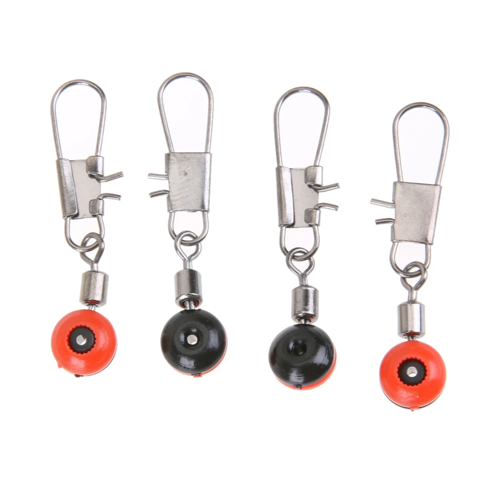 

20/50/100pcs Fishing Line To Hook Swivels Shank Clip Connector Interlock Snap Connector Pin Bearing Rolling Swivel Snap Fish too