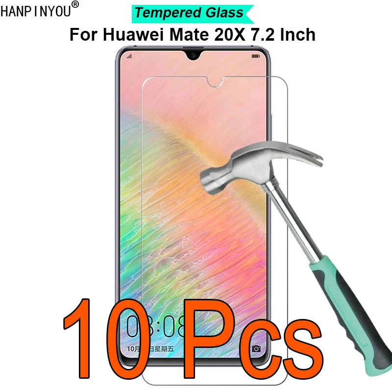 10 шт./партия для huawei mate 20X20X7," 9 H твердость 2.5D ультратонкая закаленная стеклянная пленка защитная пленка для экрана