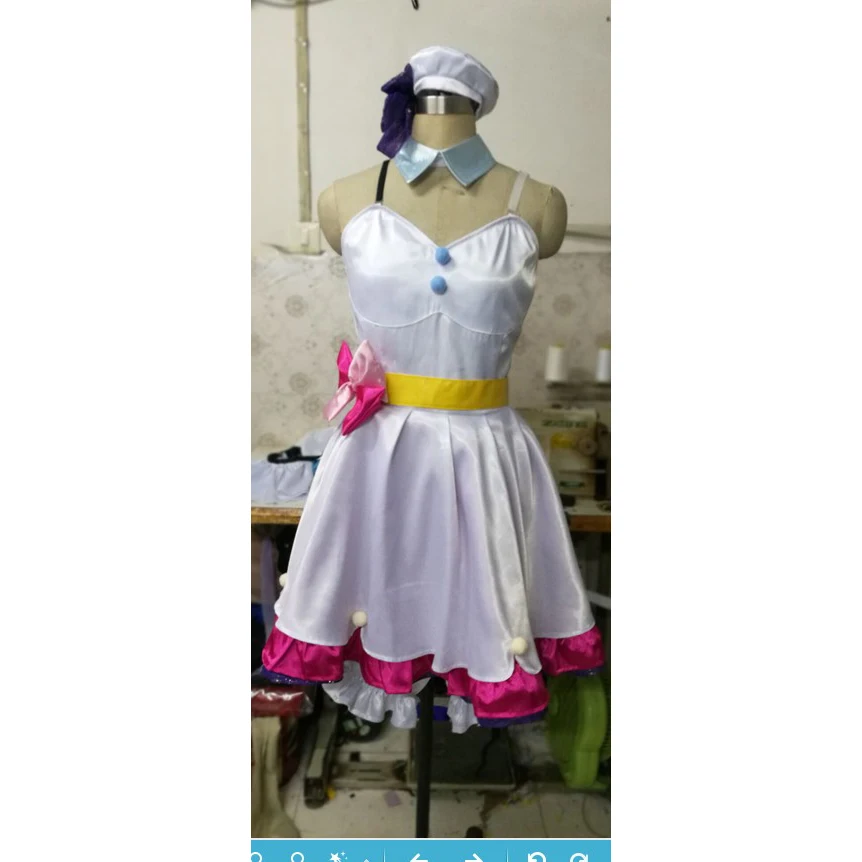 

Tsukiuta October Ichisaki Reina ночь до Хэллоуина Ver. Платье наряд Одежда Косплей Костюм H020