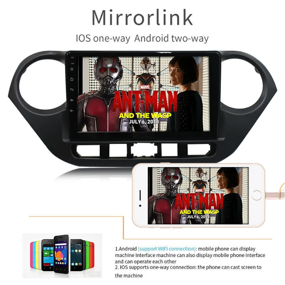 Sale ZOYOSKII Android 9 inch car gps multimedia radio bluetooth navigation player for for HYUNDAI I10 Grand i10 2013-2016 1