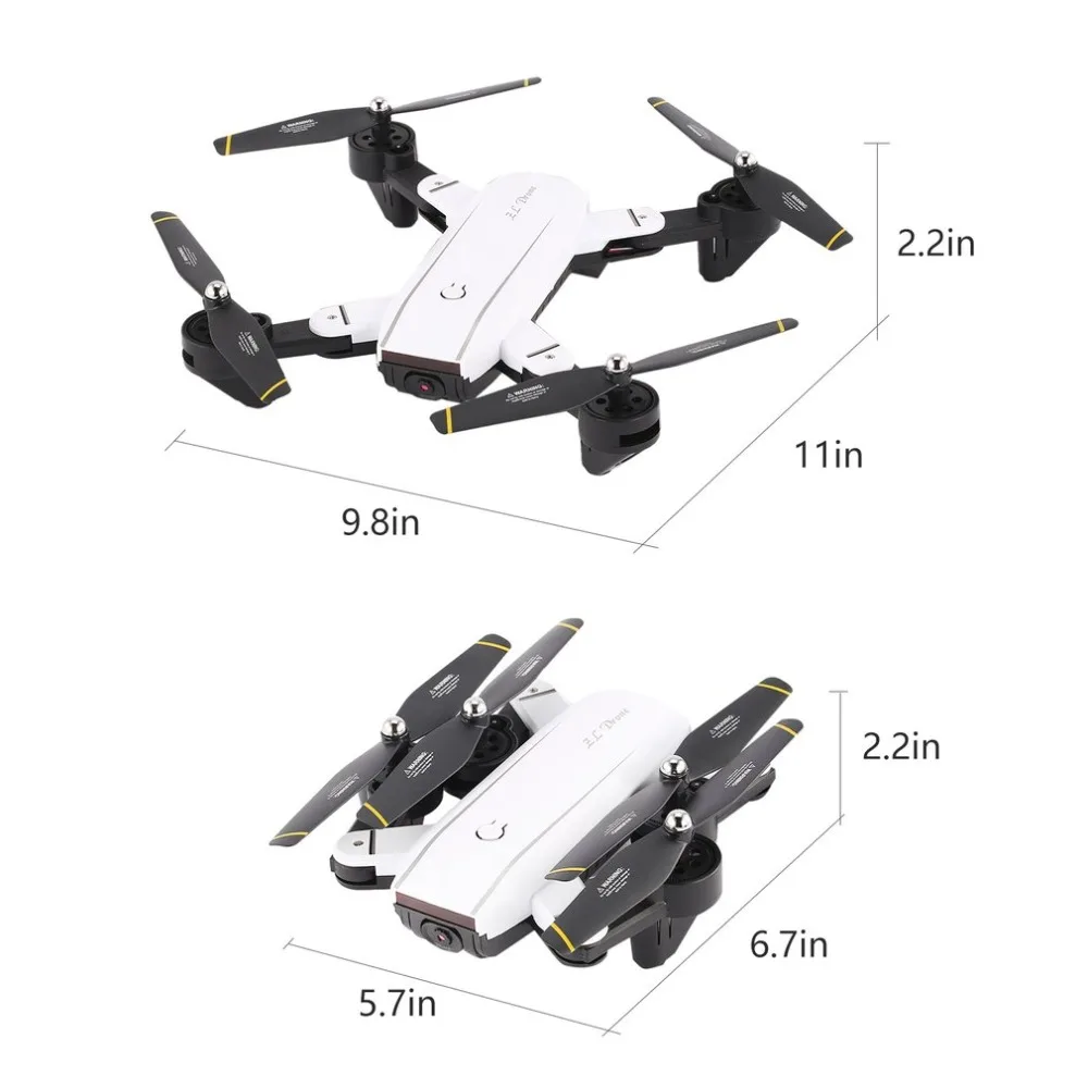 SG700 0.3MP/2MP Радиоуправляемый квадрокоптер с камерой Wi-Fi FPV складной селфи Дрон удерживающий высоту Безголовый контроль жестов Дрон vs E58