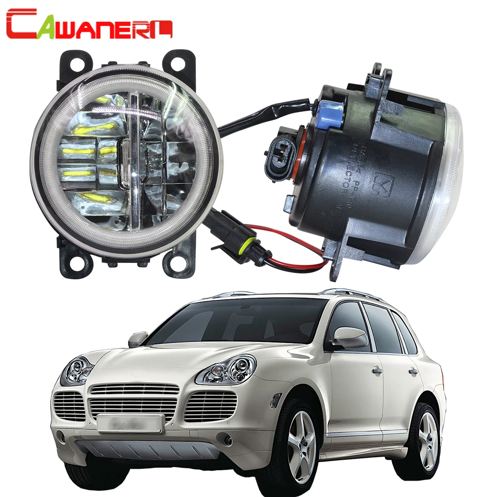 Cawanerl For Porsche Cayenne 955 2002 2015 Car Styling H11 4000LM LED
