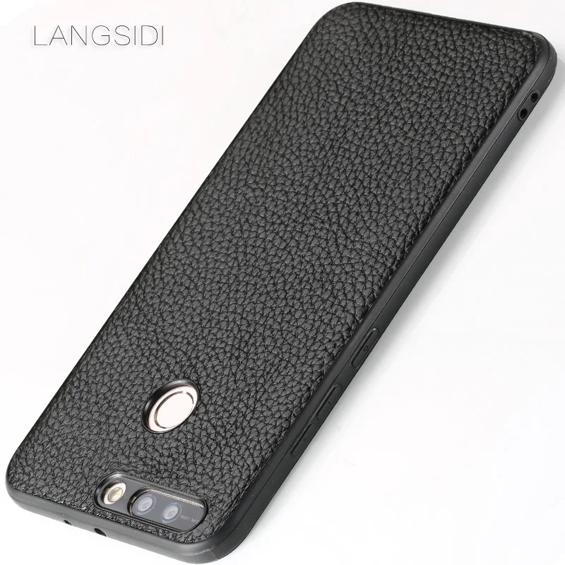 

Luxury brand phone case litchi grain all-inclusive phone case for Huawei Honor V9 phone case handmade custom processing