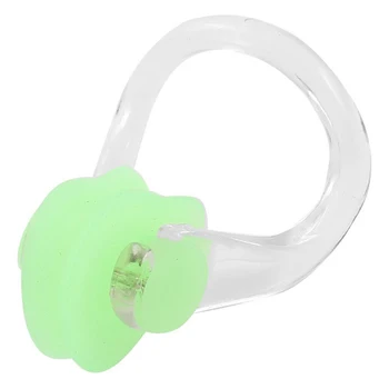 

Lvse Transparent Swimming Learning Guard Silicone Tool Protective Nose Clips