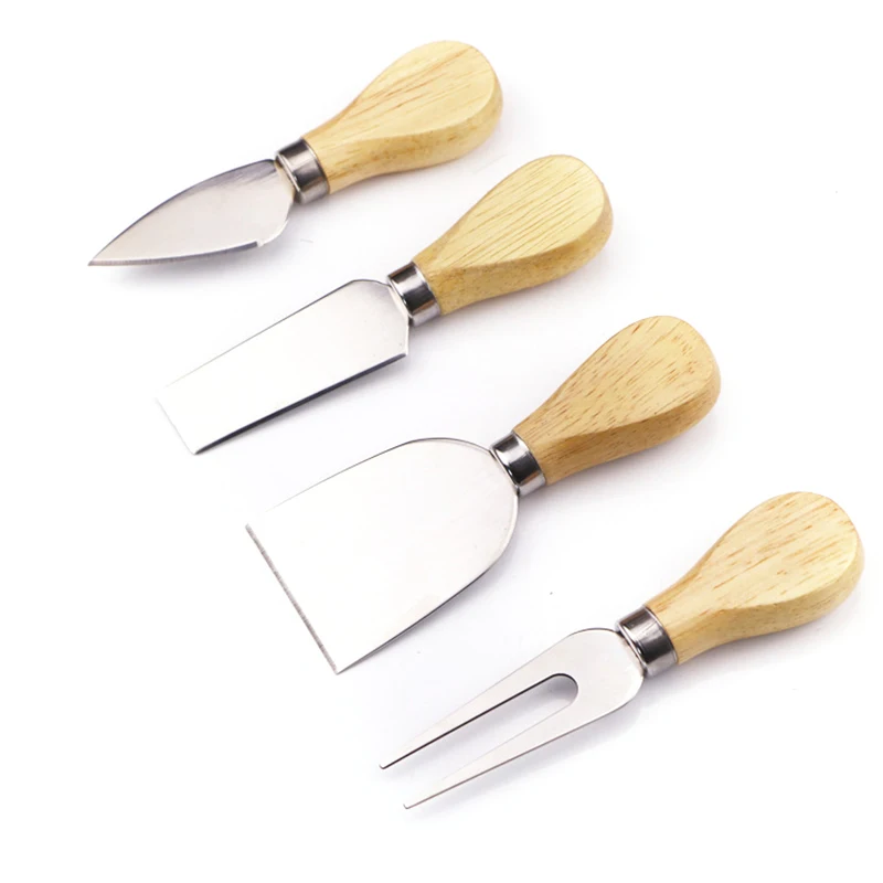 wooden handle chees knife set (9)