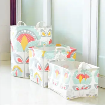 

The New Storage Barrels Foldable Washing Clothes Laundry Basket box Bag Organiser Waterproof Toys Storage Bucket AU823