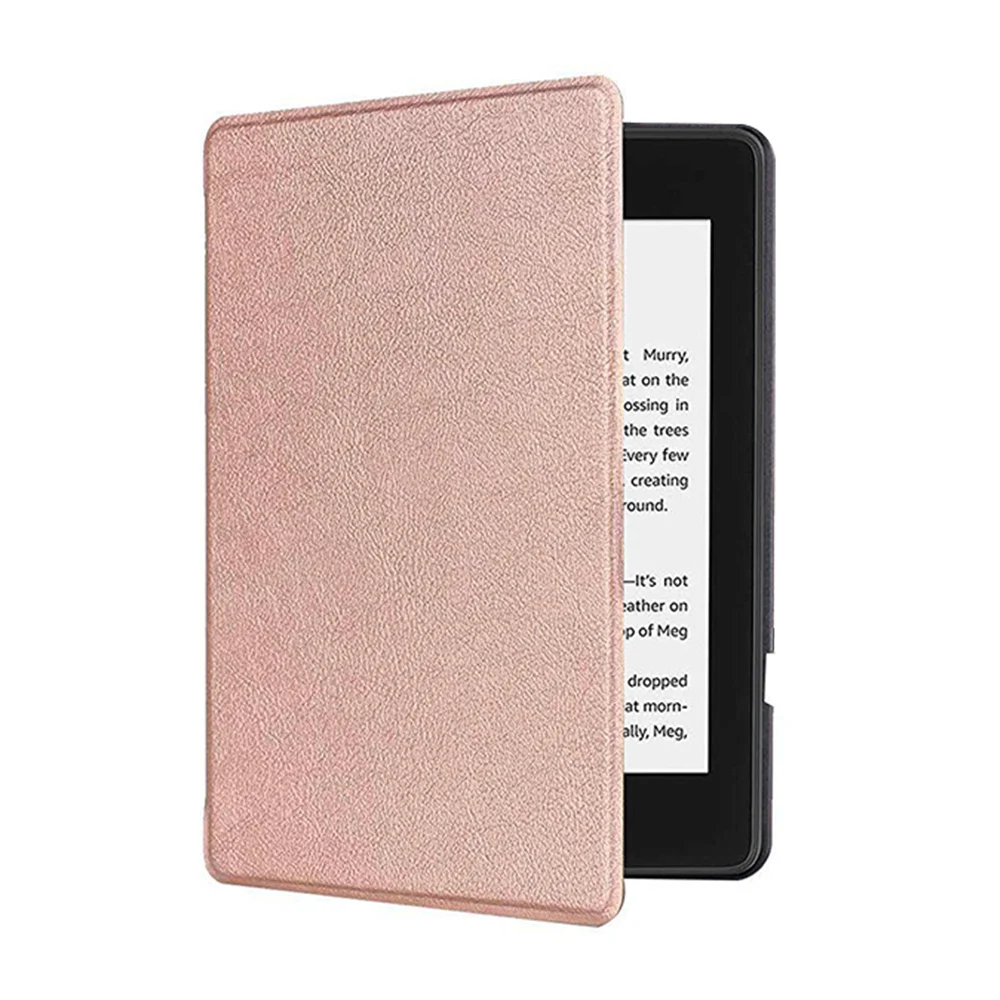 Тонкий защитный кожаный чехол кожа планшеты Обложка читатели электронных книг чехол Магнитный для Kindle Paperwhite4 2018