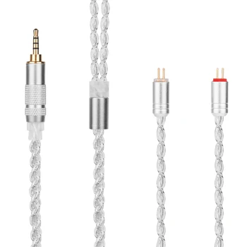 

HOT！Yinyoo H3 H5 4 Core Silver Plated Cable With MMCX/2pin For ZS10 AS10 ZS5 ZS6 ZS7 ZST AS12 C10 C16 CA4 C12TRN V80 V30 TFZ QT5