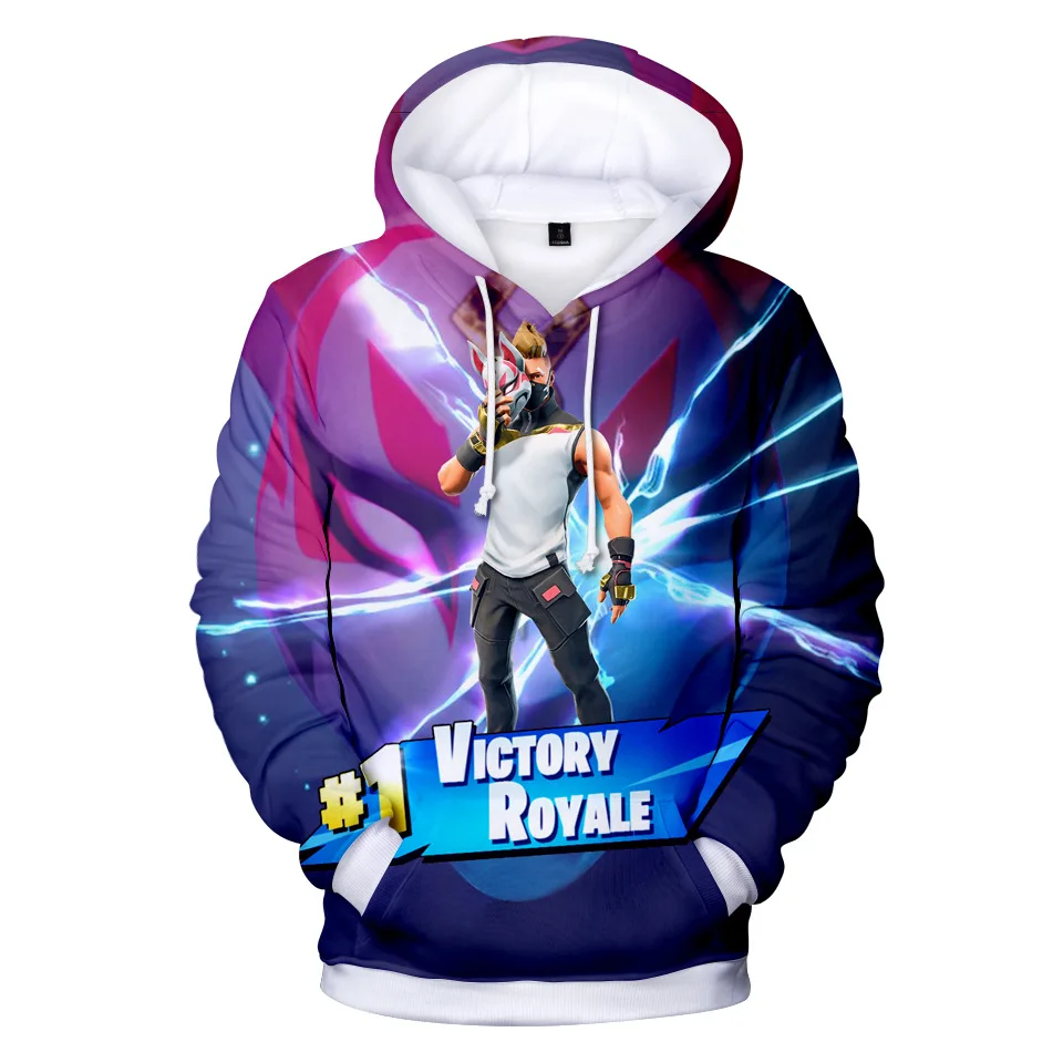 Game Drift Cosplay Costume Hoodies Fox kitsune Horse Pink Bear Sweater Jacket Adult Kids Use Unisex Halloween Party Props (3)