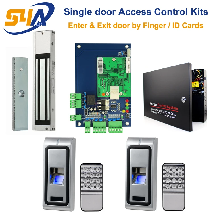 

Metal Fingerprint RFID Standalone Access Controller for Single door Wiegand Access Control Board