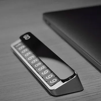 

2019 Resin Temporary Parking Card Mobile Phone Number Phone Plate Slide Cover Parking Card CSL88