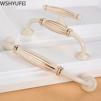 

4 pieces / batch of white teeth door handle furniture hardware accessories door handle modern minimalist wardrobe accessories