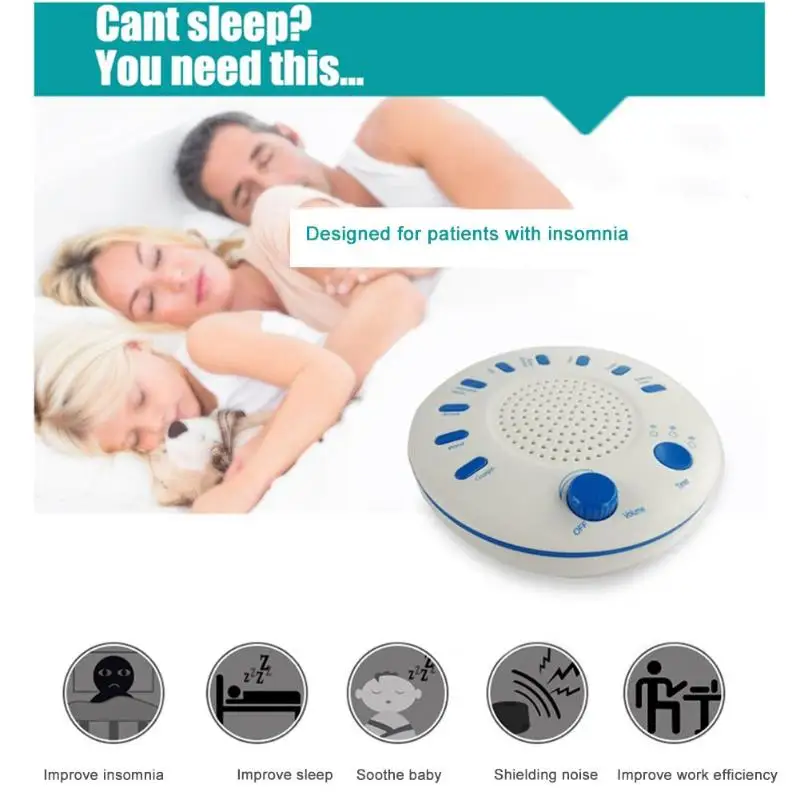 

USB Electronic Sleep Aid Machine Spa Sound Therapy Hypnotic Insomnia Physiotherapy Treatment for Insomnia Anxiety Depression