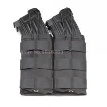 Тактический нейлоновый двойной подсумок для магазинов M4 барсетка Molle Пейнтбол страйкбол сумка для журналов