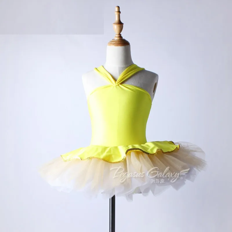 Yellow-Ballet-Bodysuit-Gymnastics-Leotard-For-Adults-Women-Child-Ballet-Dance-Costume-Kids-Swan-Lake-Tutu