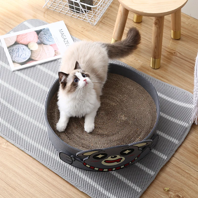 New Cat Bed Cat scratch board Inside Lovely Pattern Detachable Mat Beds for Cats & Kittens High Quality cama para gato