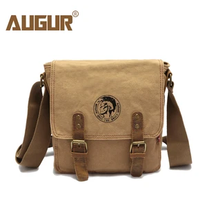 AUGUR 2018 Fashion Men Shoulder Bag Vintage Canvas Shoulder Bags Travel Satchel Bag male High quality Small Crossbody Bags AUGUR 2018 Fashion Men Shoulder Bag Vintage Canvas Shoulder Bags Travel Satchel Bag male High quality Small Crossbody Bags