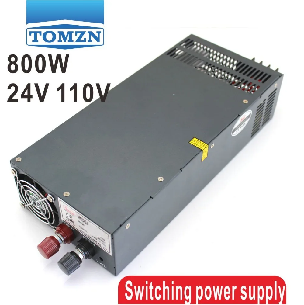 800W 0V TO 24V 110V Single Output Switching power supply for LED Strip light AC to DC