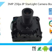 H.265/H.264 3.0MP 2048*1536 IP StarLight плата модуля камеры 3516C+ IMX291 рыбий глаз 2,8-12 IRC XMEYE CMS ONVIF