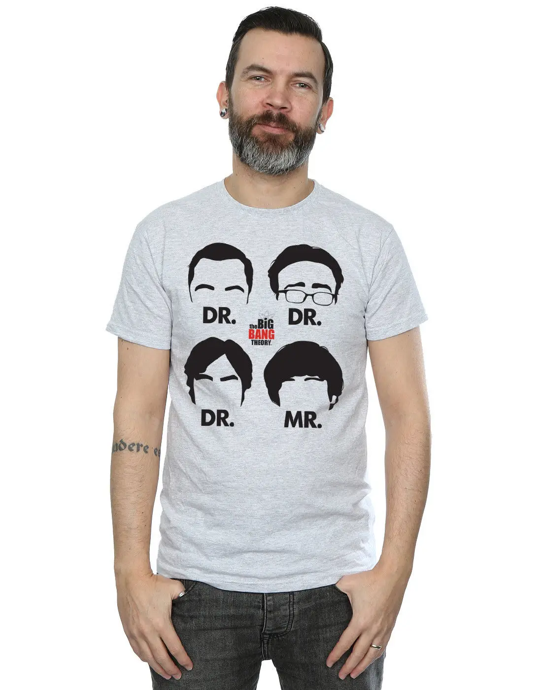 

The Big Bang Theory Men's Doctors And Mr T-Shirt Free shipping Harajuku Tops t shirt Fashion Classic Unique