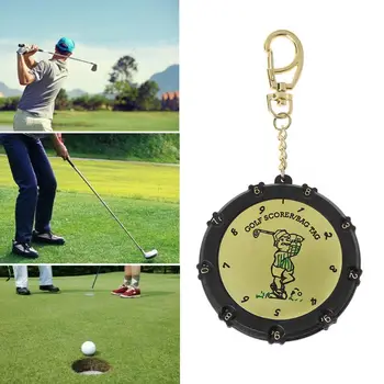 

Golf Stroke Shot Putt Score Counter Keeper Scoring Tag Clip Keychain 18 Hole