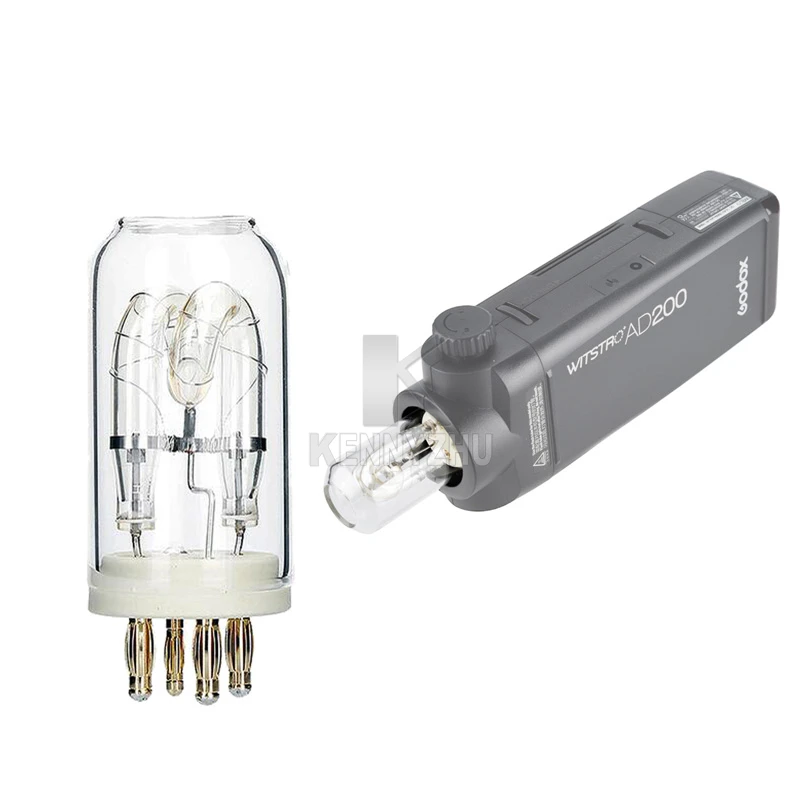 Godox Ad200 Yongnuo Yn200 200ws Spare Flash Tube Replacement Bulb For