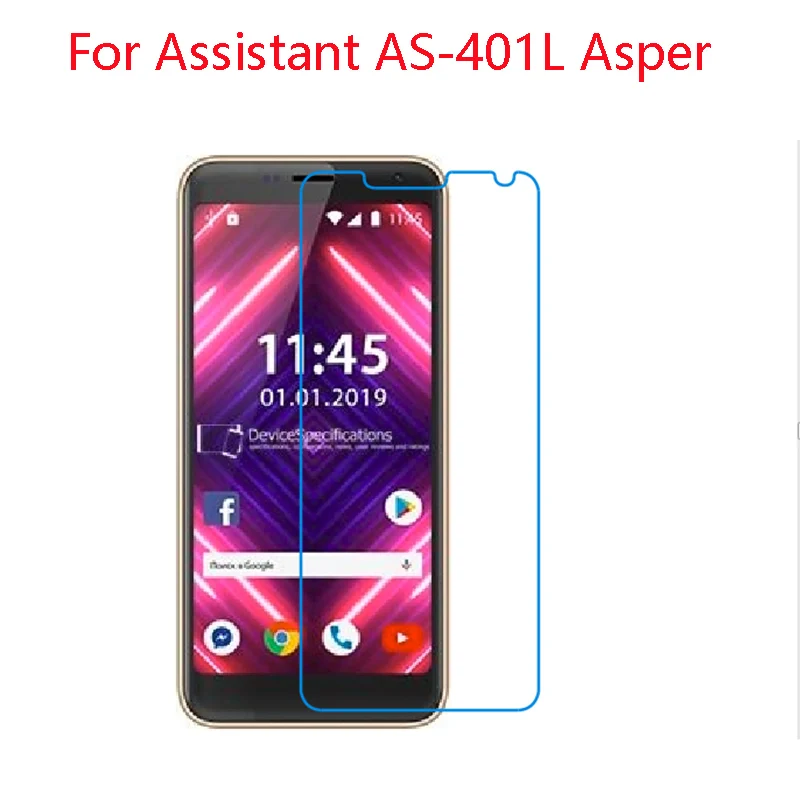 

(3-Pack) 9H flexible glass screen film For Assistant AS-401L Asper ,AS-601L Pro