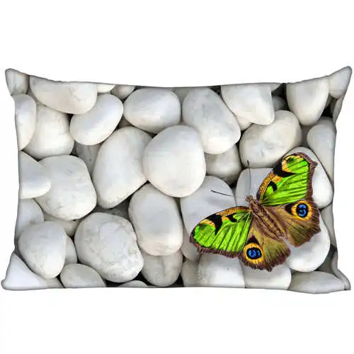 Лучшие наволочки на заказ бабочка(2) спальня домашний Прямоугольник Наволочка на молнии(с одной стороны)@ 181205-05-01-37 - Цвет: Pillowcase
