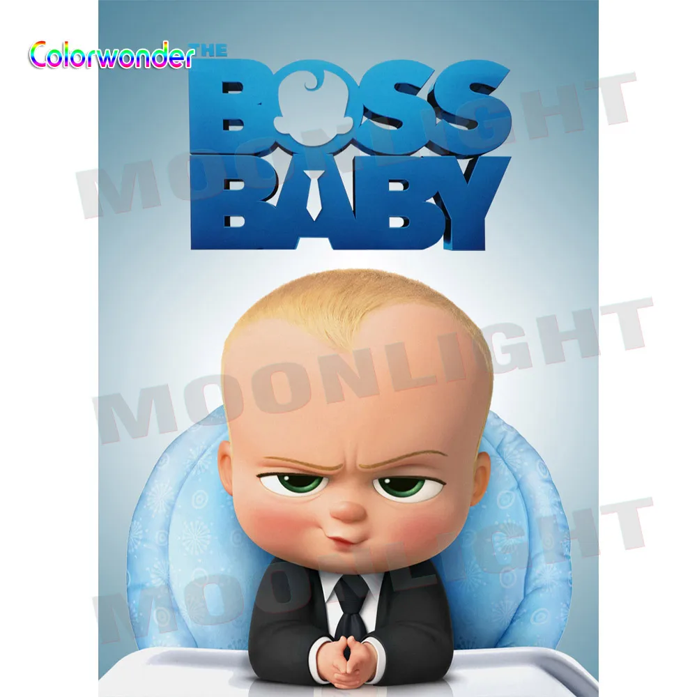 Colorwonder ребенок босс фон для фотосъемки 5x7 Baby Shower фоны съемки новорожденных детей с