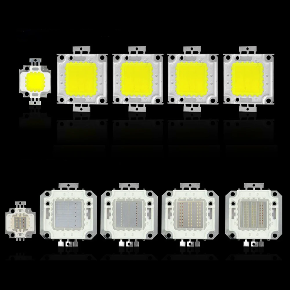 

COB LED Chip Lamp 10W 20W 30W 50W 100W Bulb Chips for Spotlight Floodlight Garden Square DC 12V 36V integrated LED Lights