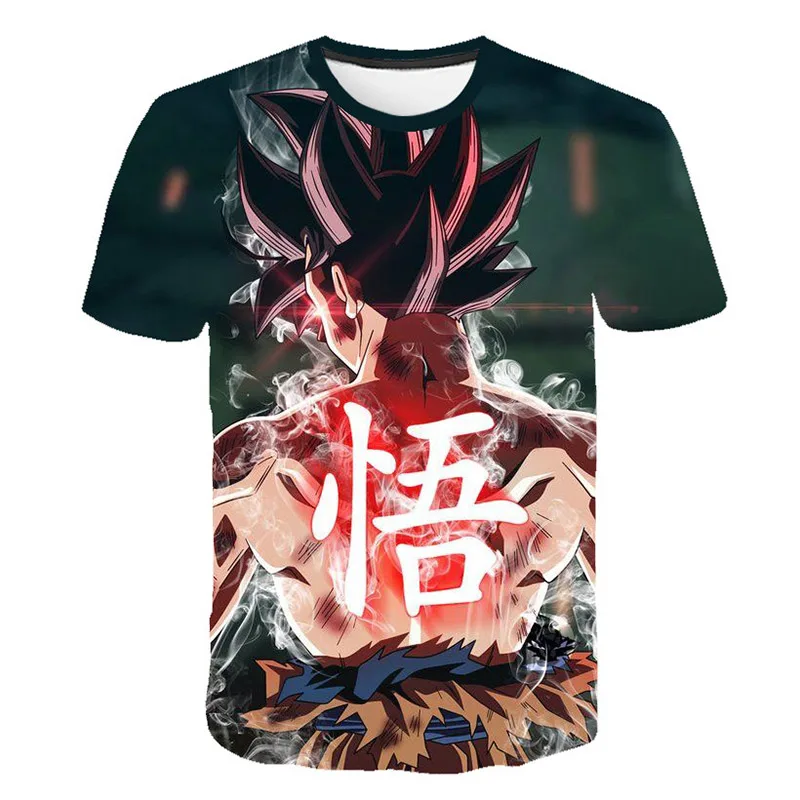 

New Dragon Ball Z T-shirts Men's Summer 3D Print Super Saiyan Son Goku Black Vegeta Battle Dragonball Casual T Shirt Tops Tee