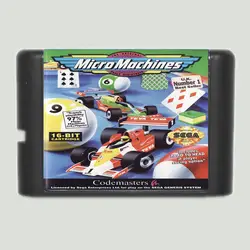 Micro машин 16 бит Sega MD карточная игра для Sega Mega Drive для Genesis