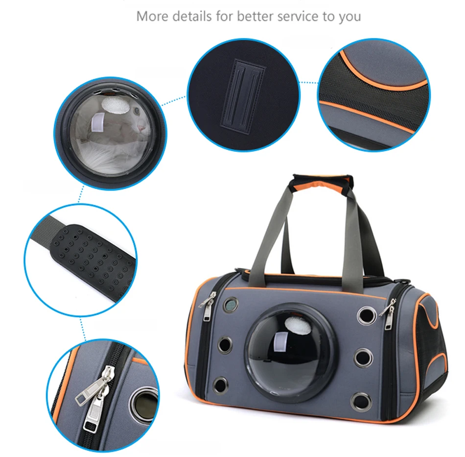 Рюкзак в виде космической капсулы для домашних питомцев сумка переноска кошек и