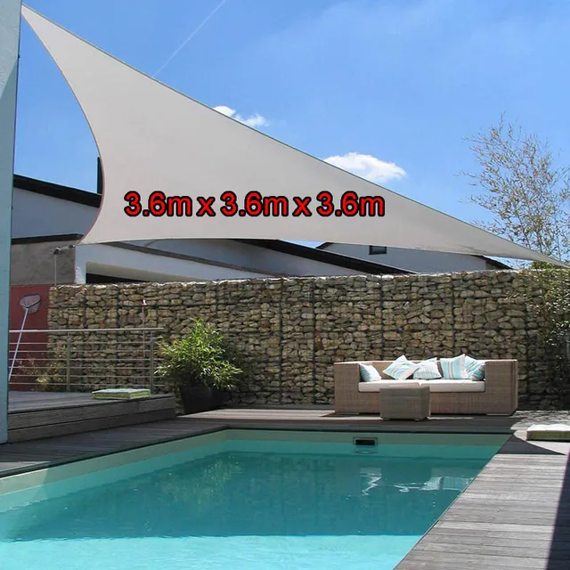 Guarda sol triangular, toldo, dossel, anti uv, à prova d'água, tenda de lona, portátil, ar livre, acampamento, pano, piquenique|Barraca de sol| - AliExpress