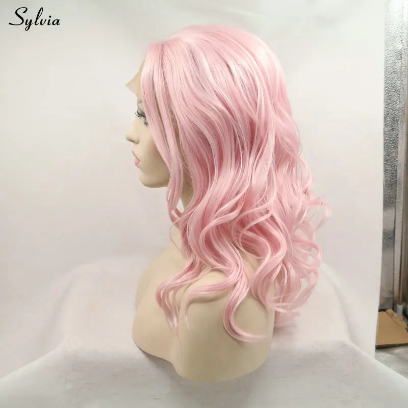 pastel pink synthetic hair  (2)