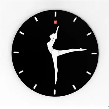 

10 inch Home Wall Soundless Dancing Clock