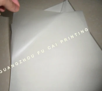 

FUNCOLOUR A4 matte clear label, blank translucent adhesive matt pvc label for lamination