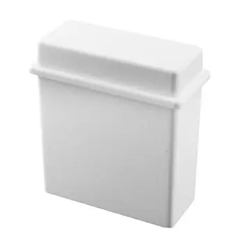 

2 in 1 White 4.3" Dish Height 24 Slides Microscope Staining Box Rack Set