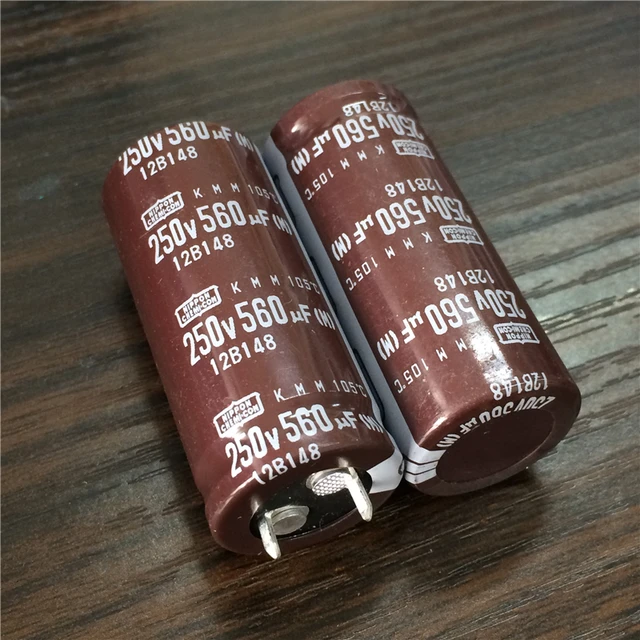 2 uds 560uF 250V Original NCC KMM Serie 22x50mm 250V560uF PSU condensador electrolítico de aluminio 2 uds 560uF 250V Original NCC KMM Serie 22x50mm 250V560uF PSU condensador electrolítico de aluminio